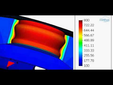 Bottle neck thermomechanical analysis