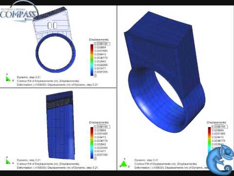 Deformación tobera – Ducted propeller deformation