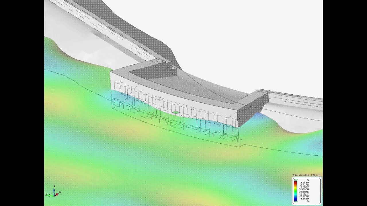Simulation of Mutriku Oscillating Water Column plant using SeaFEM