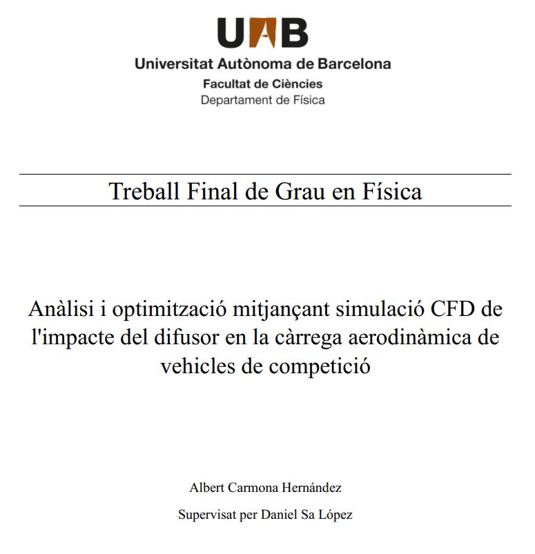Trabajo Final de Grado con Tdyn Wind Tunnel