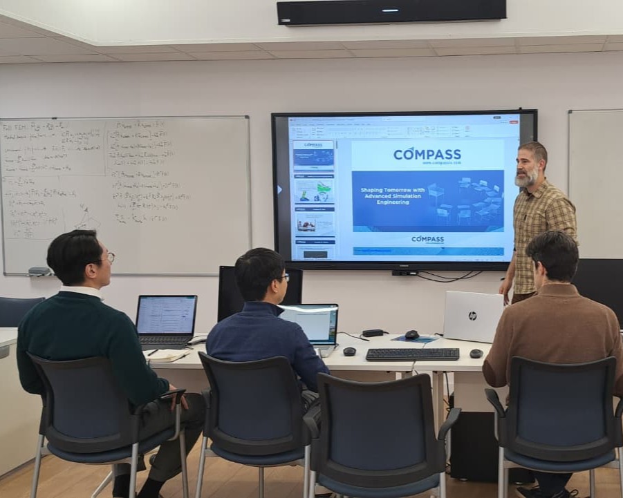 Daniel Sa, our team member, in a workshop for Lloyd's Register