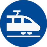 Logo tren azul